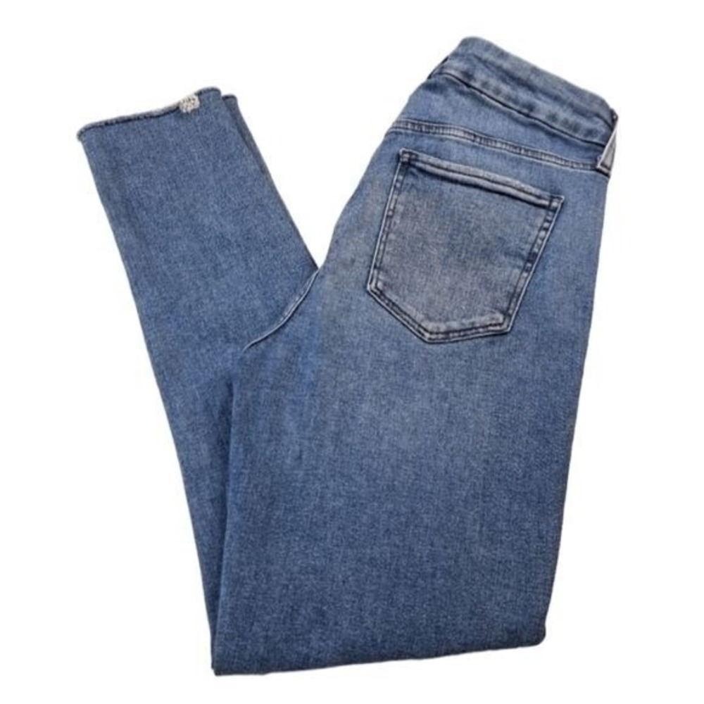 JOE'S Women's‎ High Rise Curvy Skinny Crop ALLURE Distressed Blue Jeans Size 27